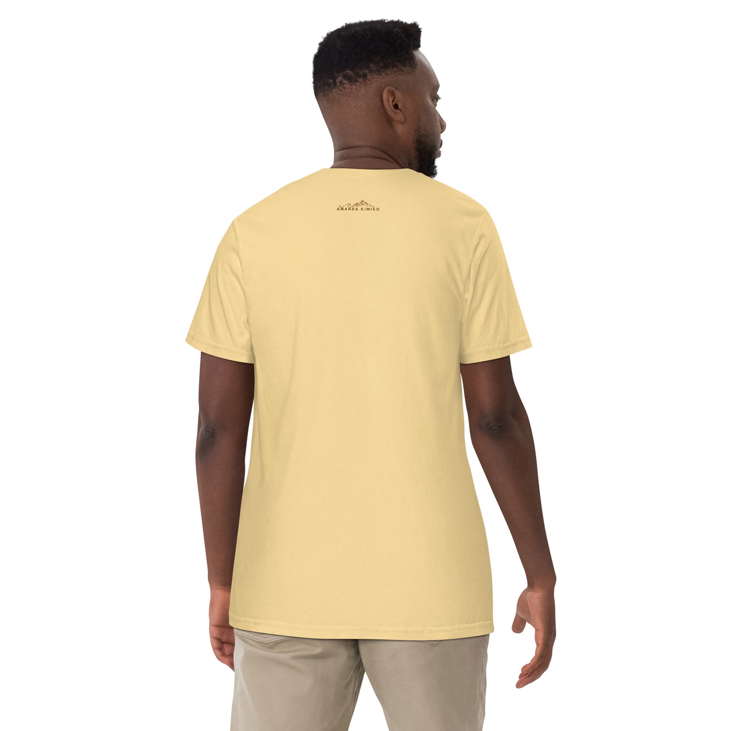 UNBREAKABLE EMBROIDERED UNISEX TEE - BUTTER