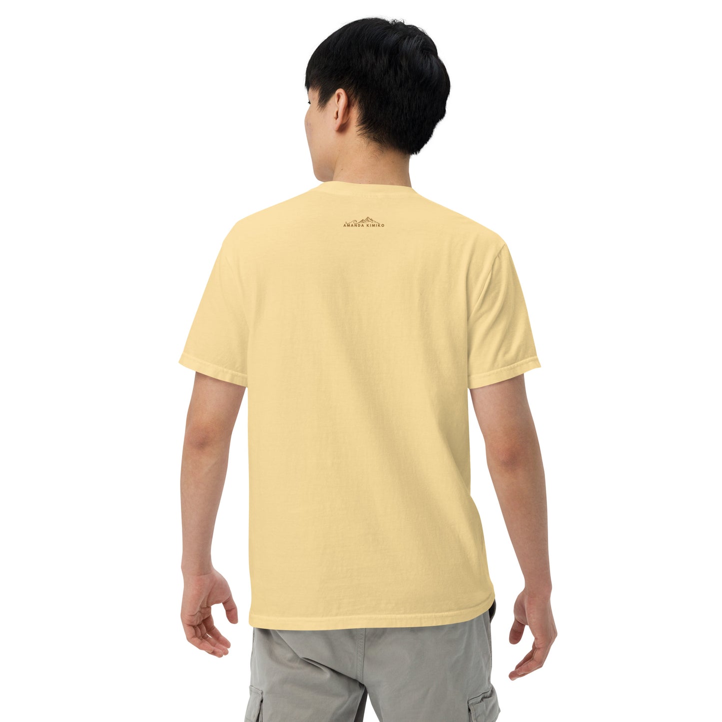 UNBREAKABLE EMBROIDERED UNISEX TEE - BUTTER