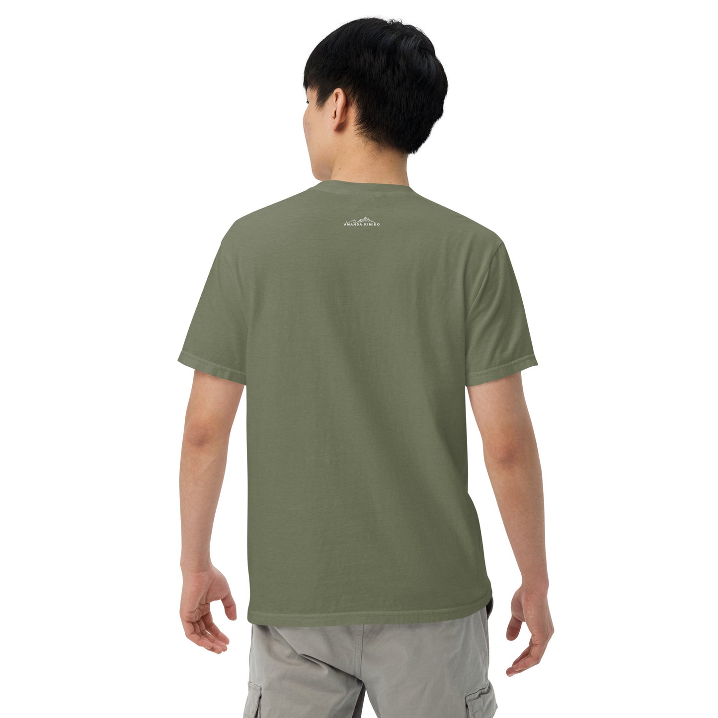 UNBREAKABLE EMBROIDERED UNISEX TEE - ARMY GREEN